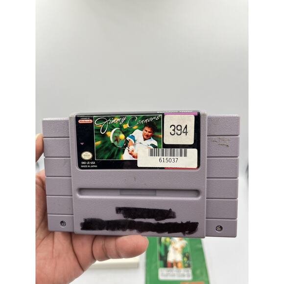 Jimmy Connors Tennis Nintendo NES Game Complete In Box Tested Works - Picture 5 of 16